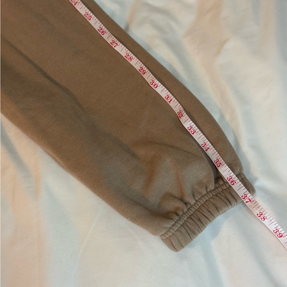 Women M PLAYBOY brown Jogger sweatpants with Elastic Cuffs and pockets: skater - Picture 4 of 7